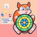 Child Montessori Toys for Kids 2 to 4 Years Old Cartoon Animal Dart Board Sticky Ball Family Interactive Educational Toys Baby