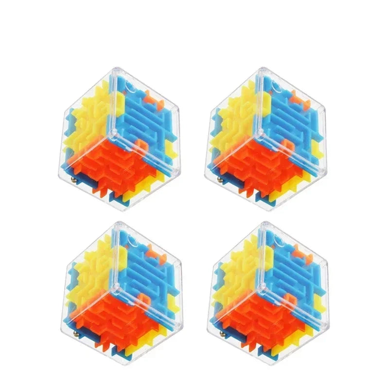 Cubo mágico transparente de 6 lados 3D