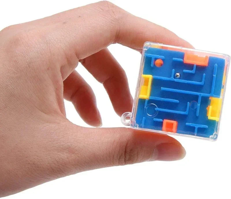 Cubo mágico transparente de 6 lados 3D