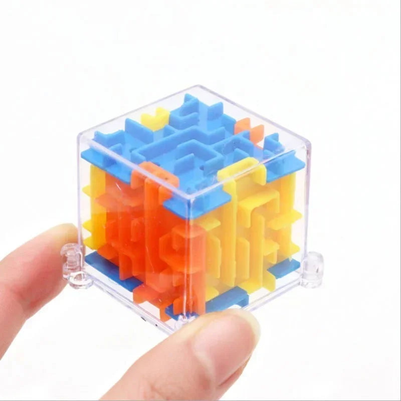 Cubo mágico transparente de 6 lados 3D