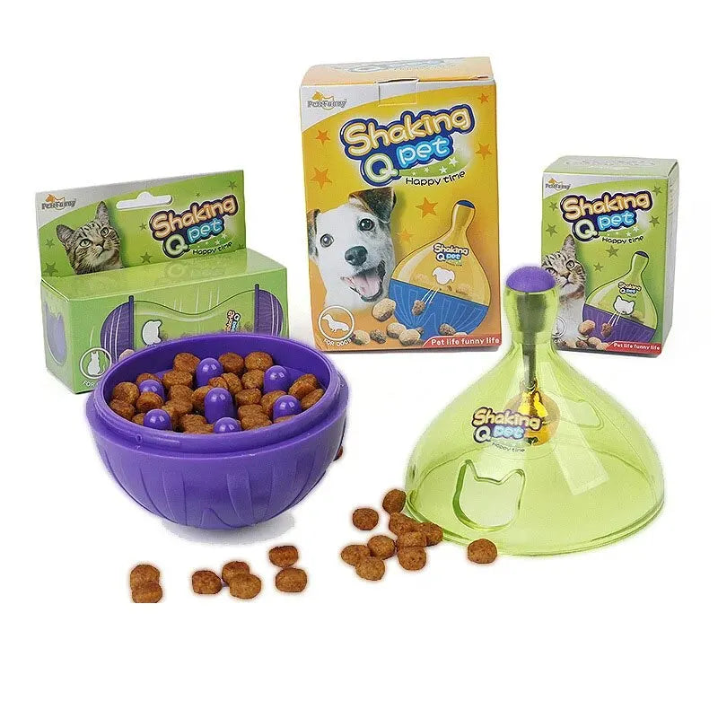 Brinquedo Para Cães e Gatos Bola de Comida Com Vazamento.